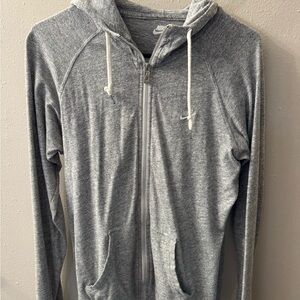 Nike Women's Gray Zip-Up Hoodie